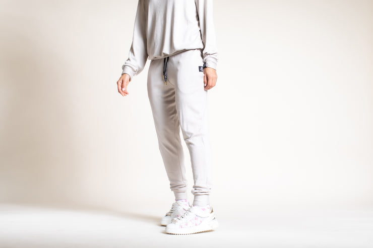 Oyster Bamboo/Modal Joggers