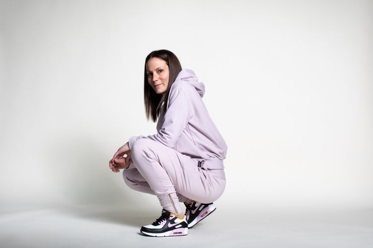 Lavender Bomber Hoodie (Previously Loved)