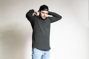 Men's Forest Green Bamboo Hoodie